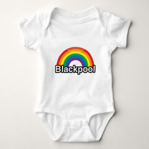 BLACKPOOL PRIDE RAINBOW -.png Baby Bodysuit