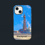 Blackpool Tower iPhone 13 Mini Case<br><div class="desc">Blackpool tower a tourist resort in North West England, opened to the public on 14 May 1894. Blackpool is a tourist resort in the North West of England in the UK</div>