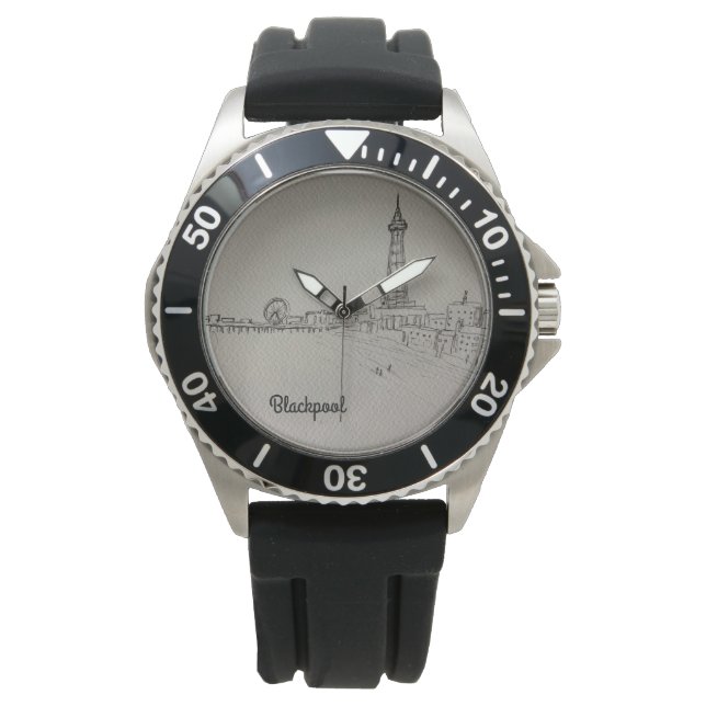 Blackpool Tower Original Art Watch (Front)