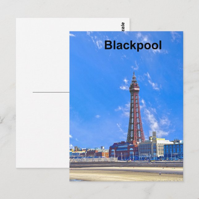 Blackpool Tower Postcard (Front/Back)