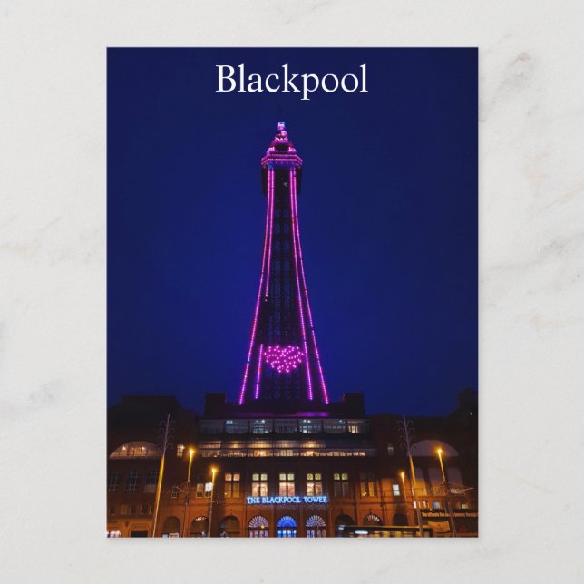 Blackpool Tower Postcard (Front)