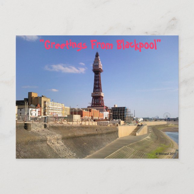Blackpool Tower Postcard (Front)