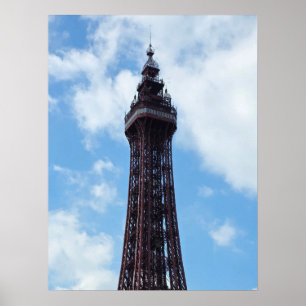 Blackpool Tower Postcard Poster