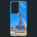 Blackpool Tower Samsung Galaxy Case<br><div class="desc">Blackpool tower a tourist resort in North West England,  opened to the public on 14 May 1894. Blackpool is a tourist resort in the North West of England in the UK</div>