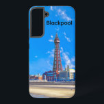 Blackpool Tower Samsung Galaxy Case<br><div class="desc">Blackpool tower a tourist resort in North West England,  opened to the public on 14 May 1894. Blackpool is a tourist resort in the North West of England in the UK</div>