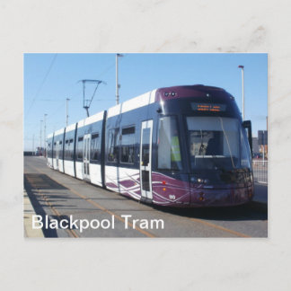 Blackpool Tram Postcard