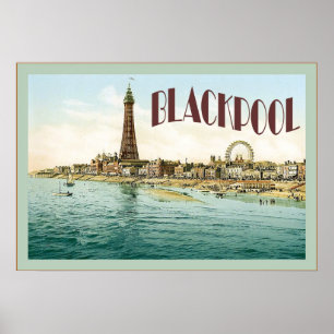 Blackpool ~ Vintage Travel Poster