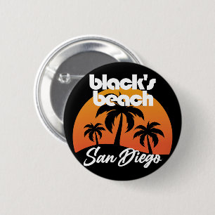 Black's Beach,San Diego 6 Cm Round Badge