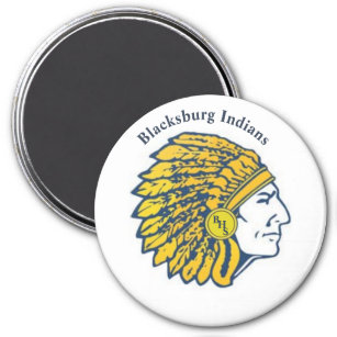 Blacksburg Indians, Blacksburg High School,VA.  Be Magnet