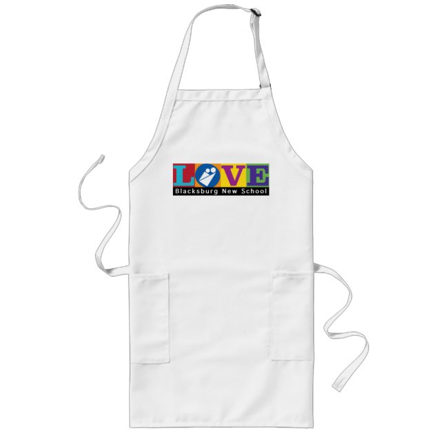 Blacksburg New School Long Apron (Front)