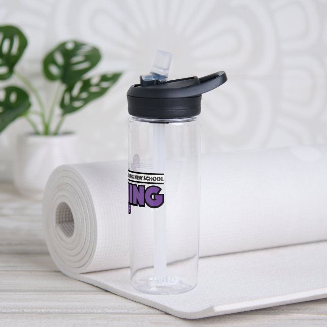 Blacksburg New School Running Club Beverage Water Bottle (Yoga)