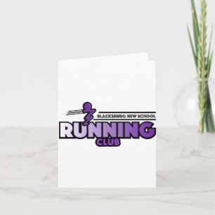 Blacksburg New School Running Club  Card