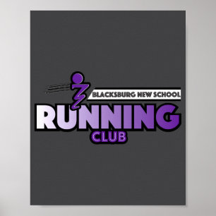 Blacksburg New School Running Club  Poster