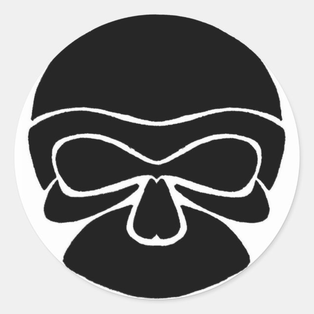 BlackSkull 1 sticker (Front)