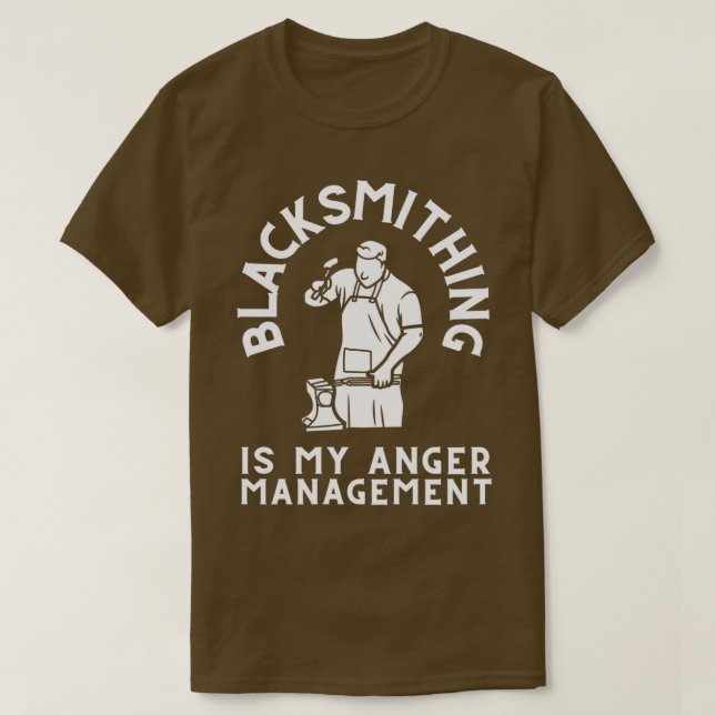 Blacksmith Anvil Blacksmithy Tools Blacksmithing F T-Shirt (Design Front)