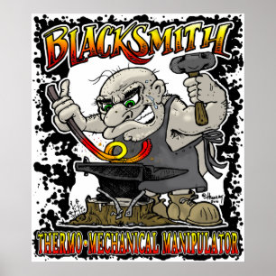 Blacksmith Forge Poster