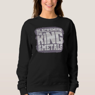 Blacksmith Forging Hammer For Farrier Coal Forge B Sweatshirt