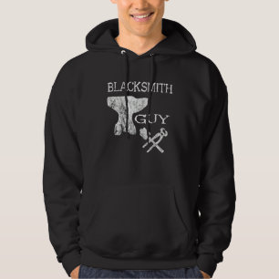 Blacksmith Guy Horses Hoof Blacksmith Boys Forges Hoodie