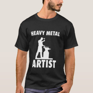 Blacksmith Heavy Metal' Artist Metalsmith Gear For T-Shirt
