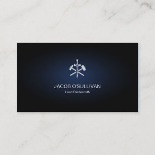 Blacksmith Iron Works Metal  Business Card