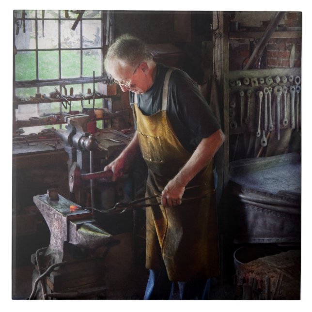 Blacksmith - Starting with a bang Tile (Front)