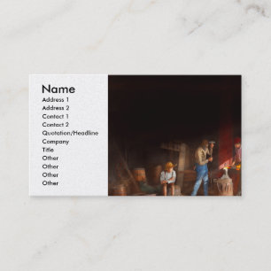 Blacksmith - The apprenticeship 1897 Business Card