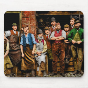 Blacksmith - The Ironmongers of Maidenhead 1900 Mouse Pad