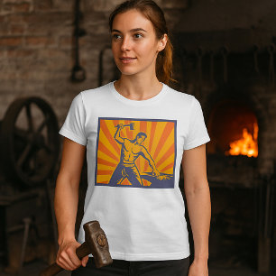 Blacksmith Womens T-Shirt