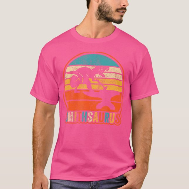 Blacksmithing - Smithsaurus T-Rex Dinosaur Lover B T-Shirt (Front)