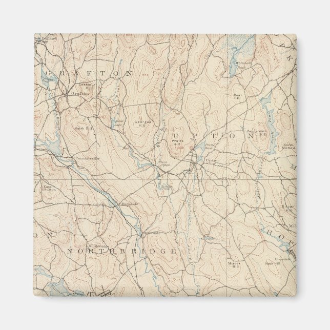 Blackstone, Massachusetts Magnet (Front)