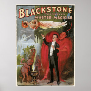 Blackstone, The World's Master Magician, 1934 Poster