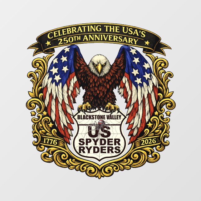 Blackstone Valley Chapter - Decal USA 250th (Sheet)
