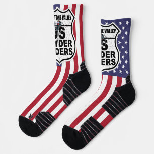 Blackstone Valley Chapter - Socks Logo US Flag