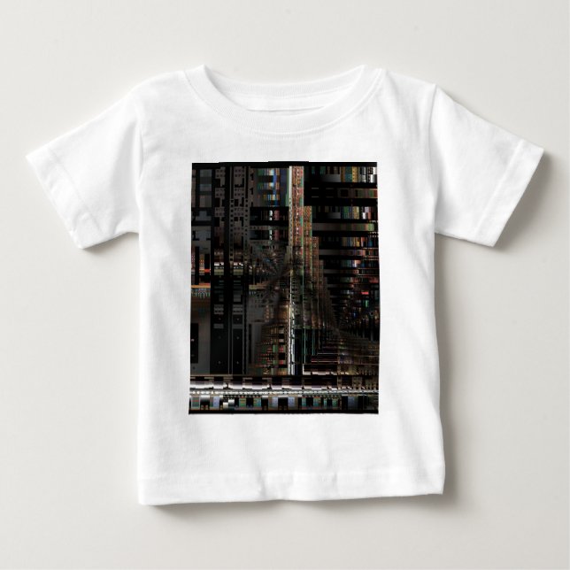 BlackTechnology Circuit Board Electronic Computer. Baby T-Shirt (Front)