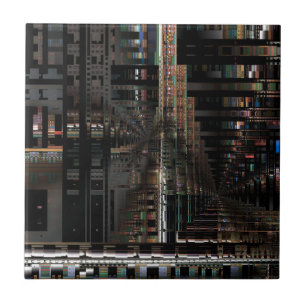 BlackTechnology Circuit Board Electronic Computer. Tile