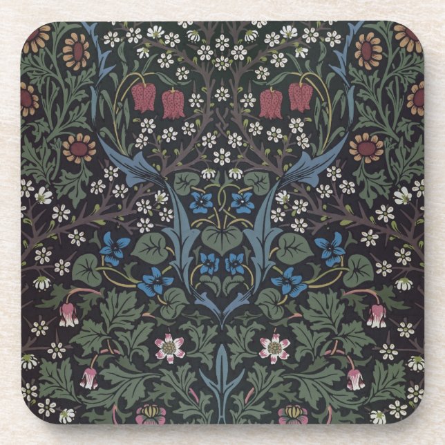 'Blackthorn' wallpaper design, 1892 Coaster (Front)