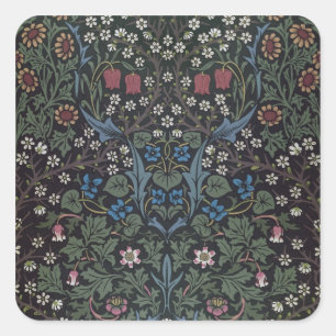 'Blackthorn' wallpaper design, 1892 Square Sticker