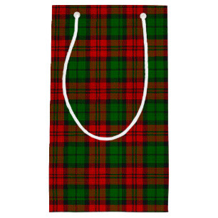 Blackwatch Campbell Tartan Red Green Plaid Small Gift Bag