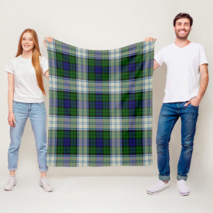Blackwatch Dress Modern Plaid Fleece Blanket