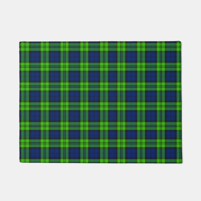 Blackwatch Plaid Tartan Doormat (Front)