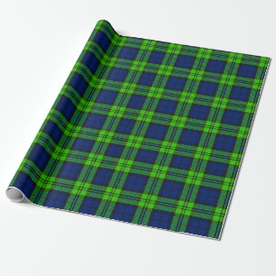 Blackwatch Plaid Tartan Wrapping Paper