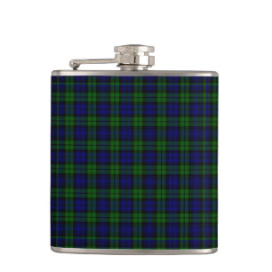 Blackwatch tartan Campbell clan Hip Flask