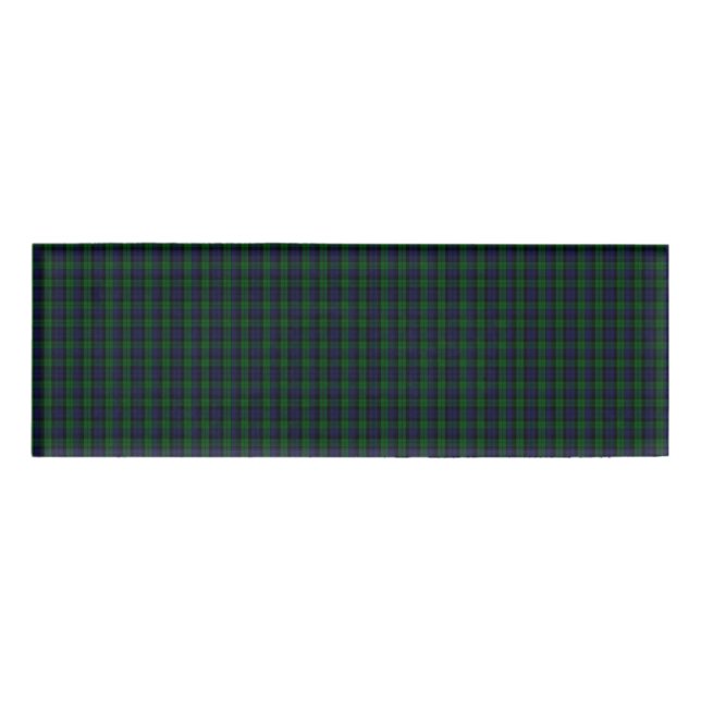 Blackwatch Tartan Name Tag (Front)