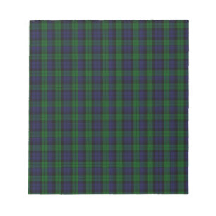 Blackwatch Tartan Notepad