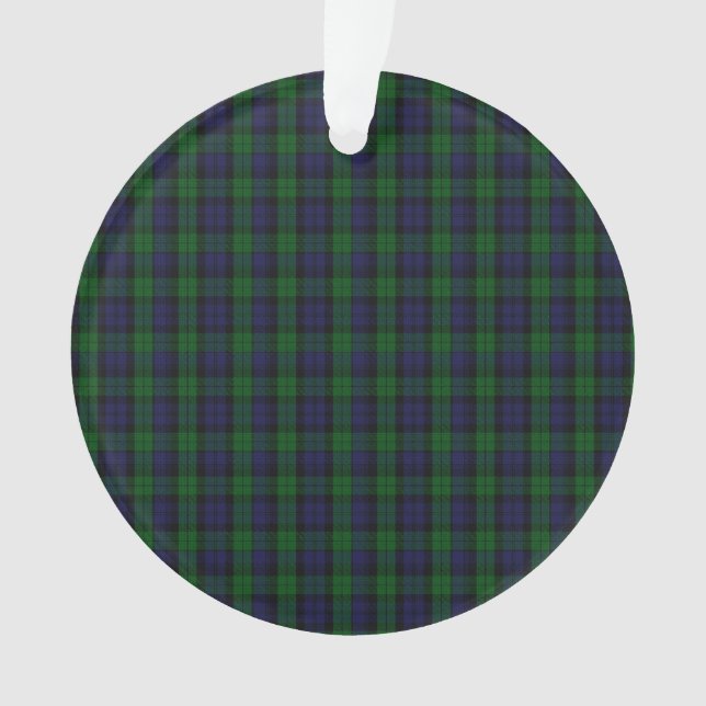 Blackwatch Tartan Ornament (Front)