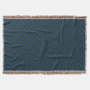 Blackwatch Tartan Royal Scottish Plaid Pattern Throw Blanket