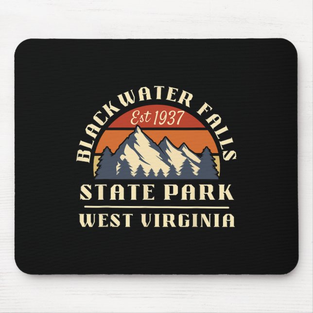 Blackwater Falls State Park West Virginia Mountain Mouse Pad (Front)