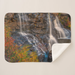 Blackwater Falls State Park   West Virginia Sherpa Blanket