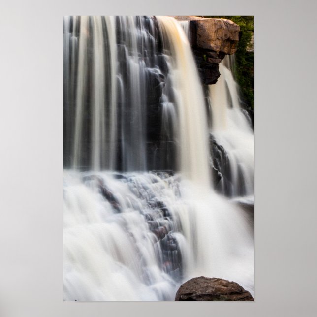 Blackwater Falls Up Close, West Virginia. Poster (Front)