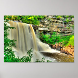 Blackwater Falls, West Virginia. Poster